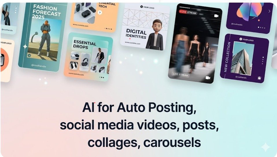 AI auto posting creative preview
