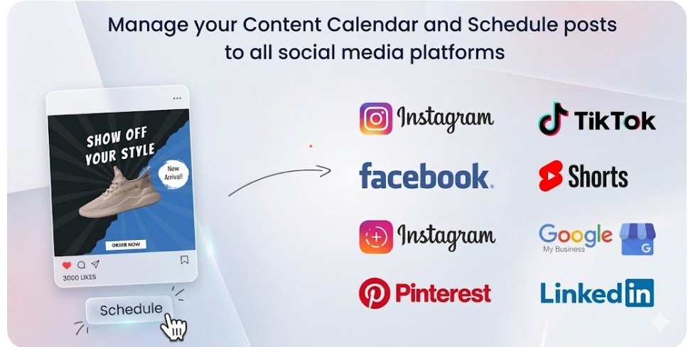 Content scheduling preview across channels